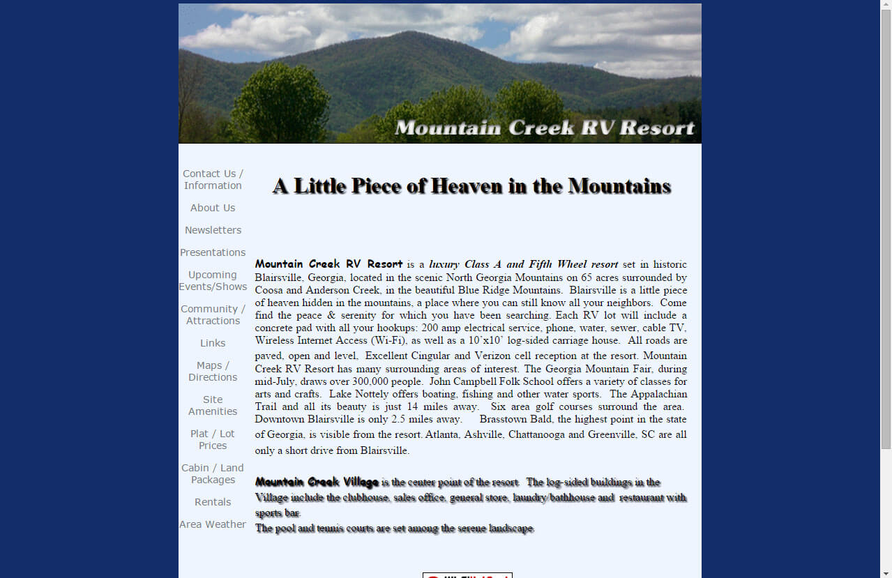 Mountain Creek RV Resort